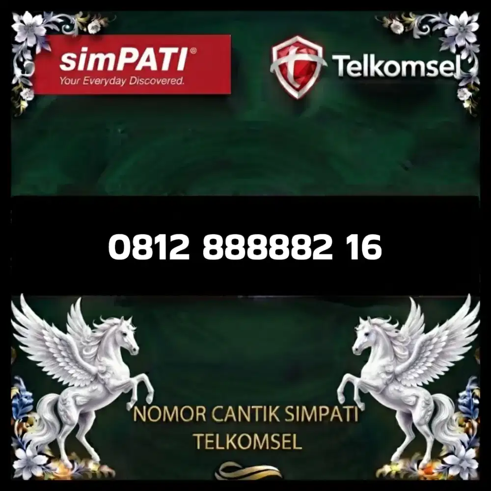Nomor cantik simpati Telkomsel super