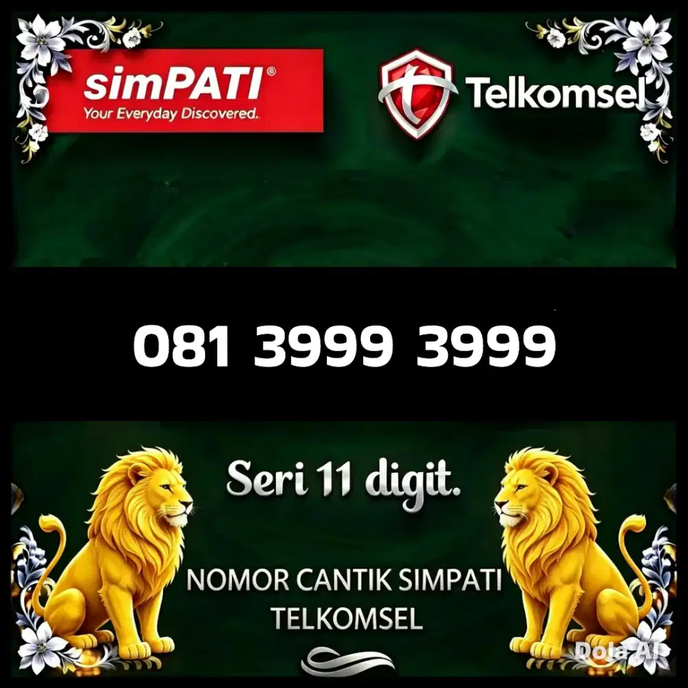 Nomor cantik simpati Telkomsel super