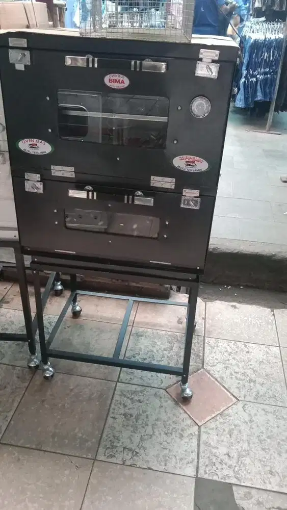 Oven Gas Bahan Dop TEBAL Merek Zepelin Api Atas Bawah Palembang