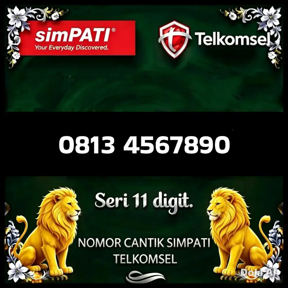 Perdana nomor cantik simpati Telkomsel super