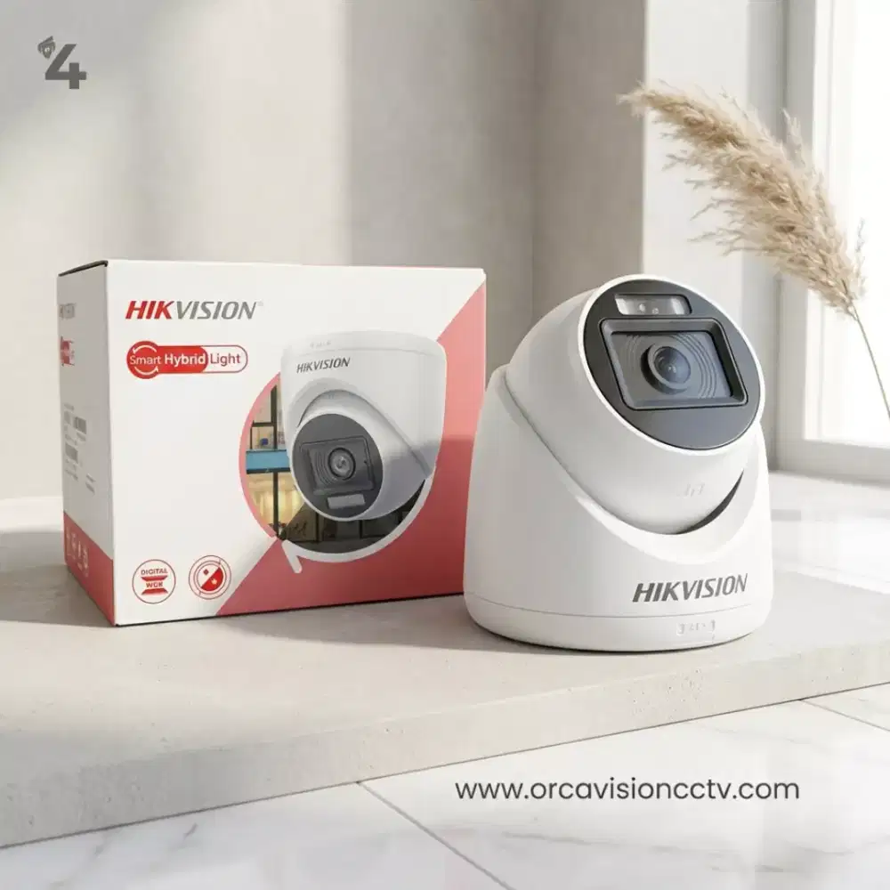 Paket cctv murah hikvision smart light hybrid