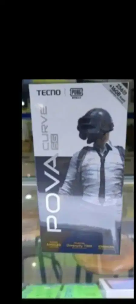Tecno pova 5G curve 8/256 layar lengkung