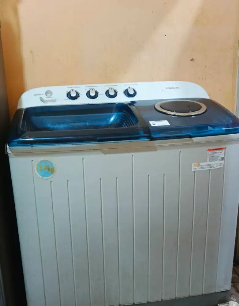 Mesin cuci samsung 12 kg like new
