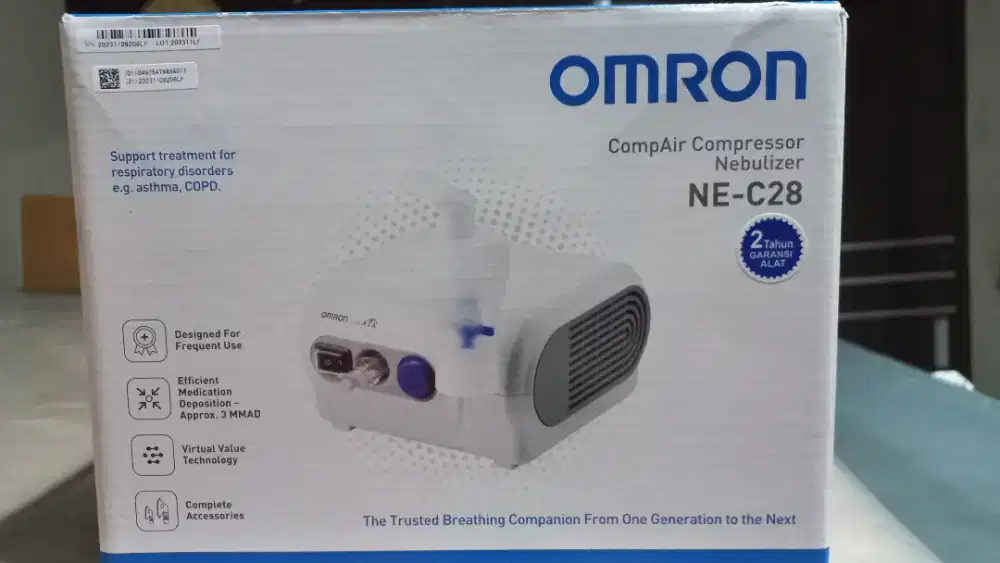 Nebulizer compressor merk Omron