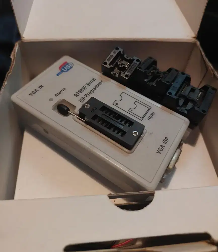 Dijual RT809F Serial ISP Programmer fullset