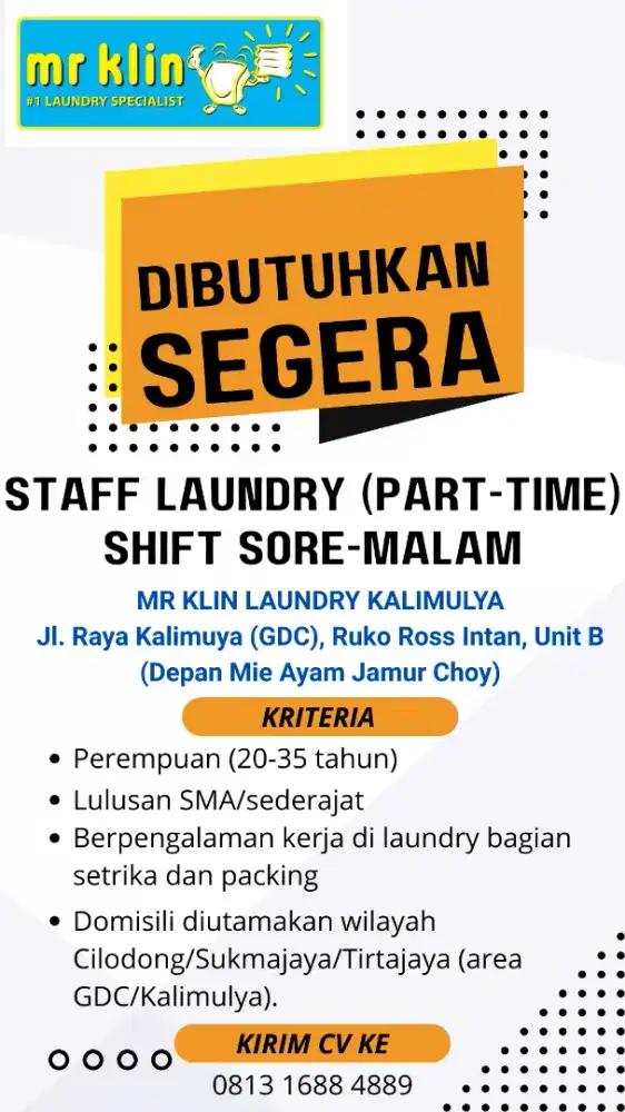 Staff laundry (setrika)