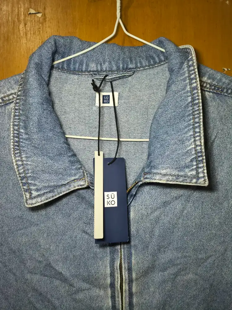 Jaket jeans pria Suko