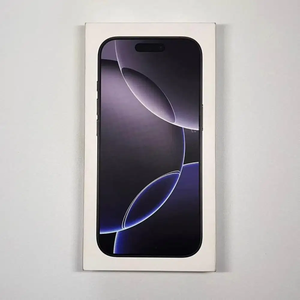 iPhone 16 Pro Max 256GB Black Titanium ex Resmi Beacukai Dual Sim Fisi