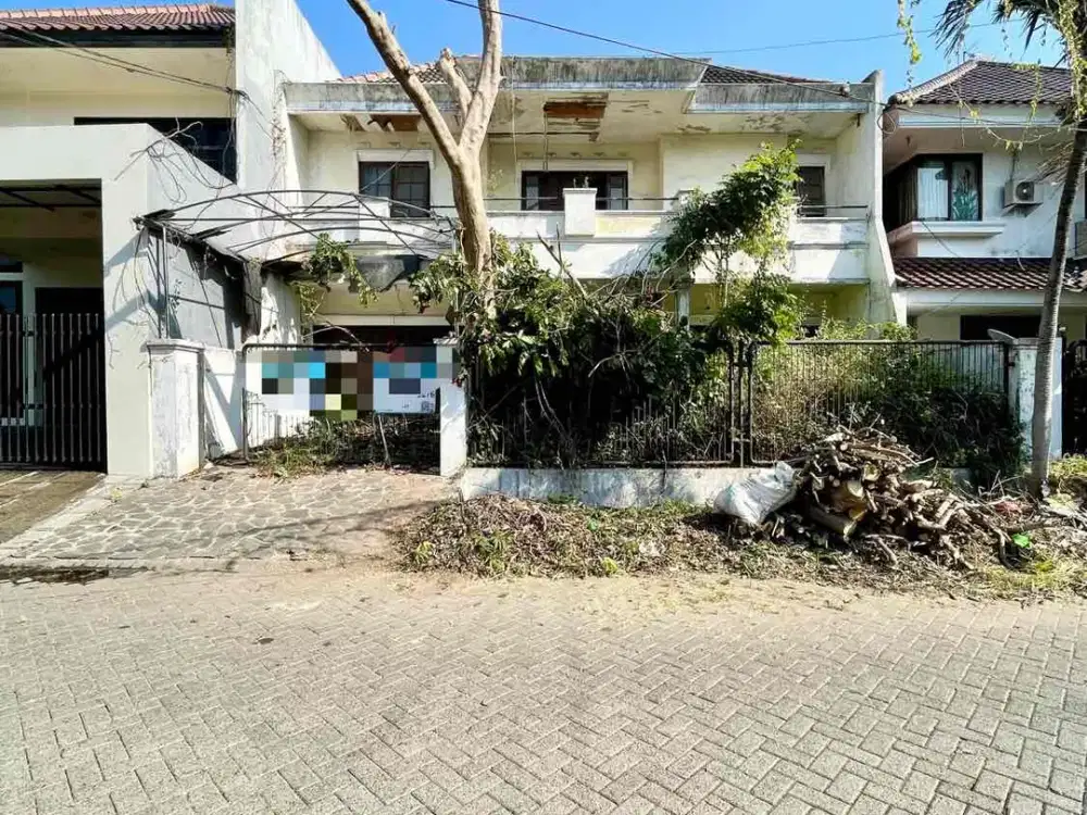araya1 galaxy  jual murah rumah 2lt hitung tanah dalam perumahan elite surabaya timur
