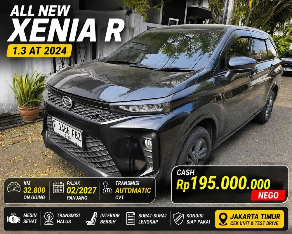 ALLNEW XENIA R 2024 1.3 CC AUTOMATIC