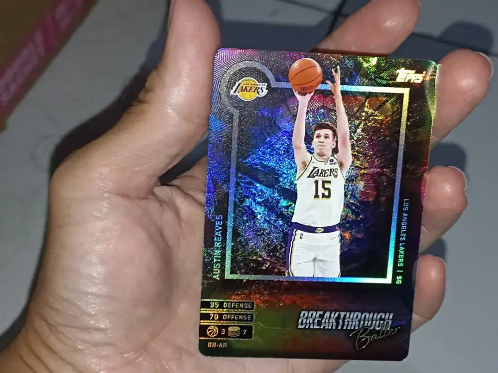 Kartu Basket Austin Reaves Lakers Original