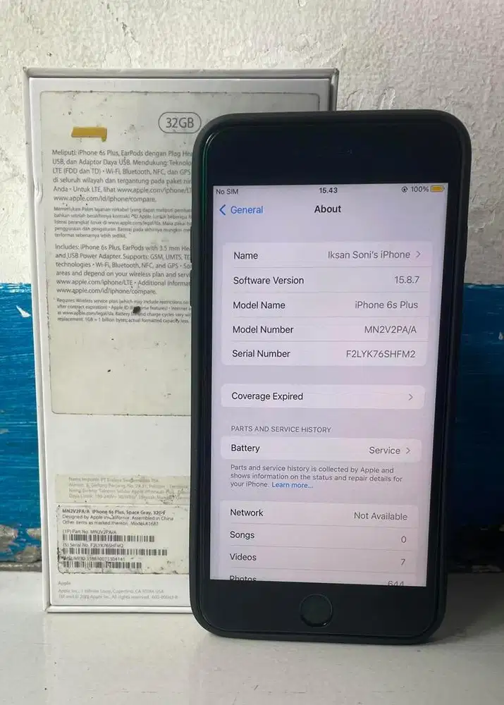 iPhone 6S Plus 32 GB Ex-iBox