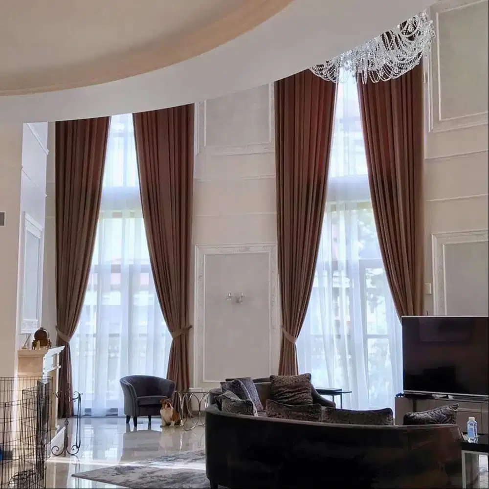 Jasa Pasang Gorden Custom Wallpaper Dinding 3D Gordyn Hordeng Korden