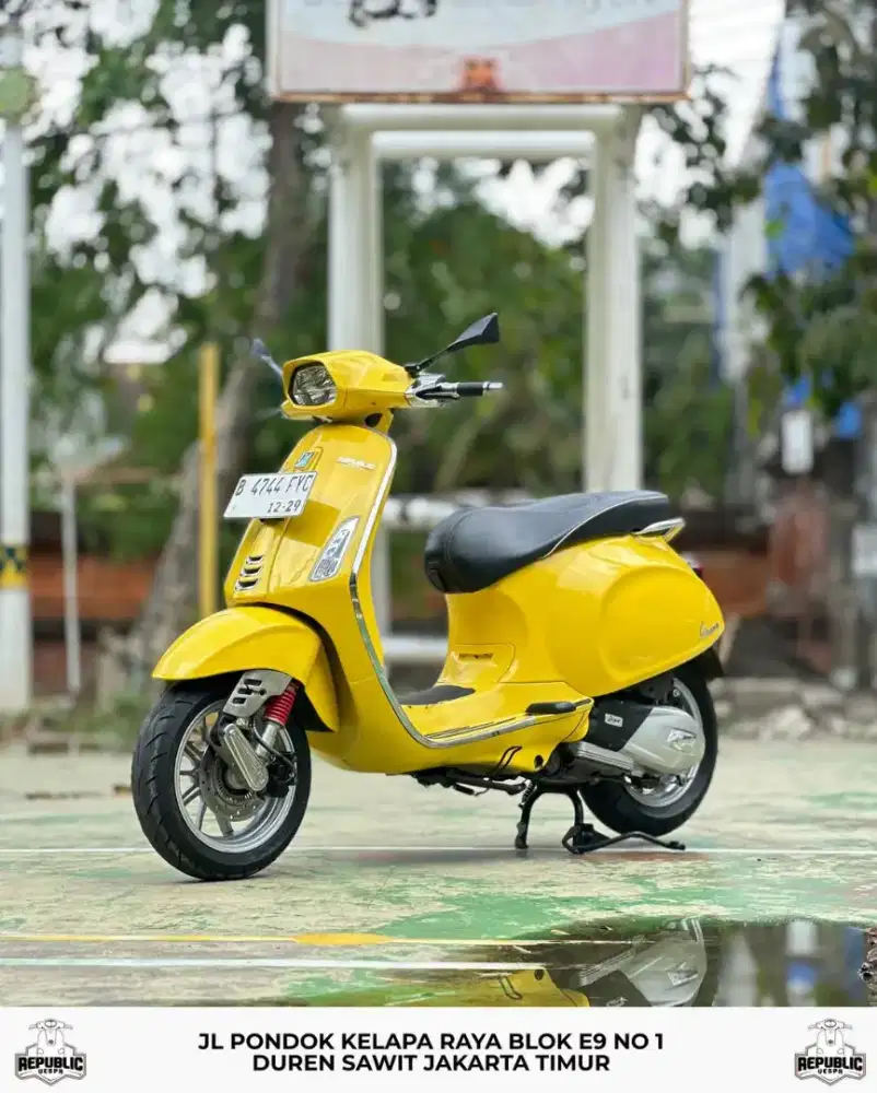 DIJUAL PIAGGIO VESPA SPRINT 150 IGET ABS LED TH 2019 PERCECT CONDITION