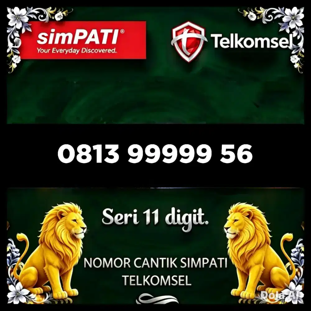 Nomor cantik simpati Telkomsel super