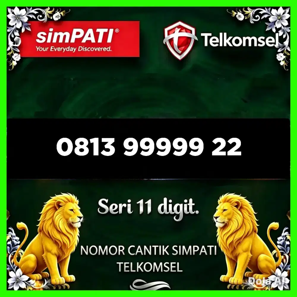 Nomor cantik simpati Telkomsel panca