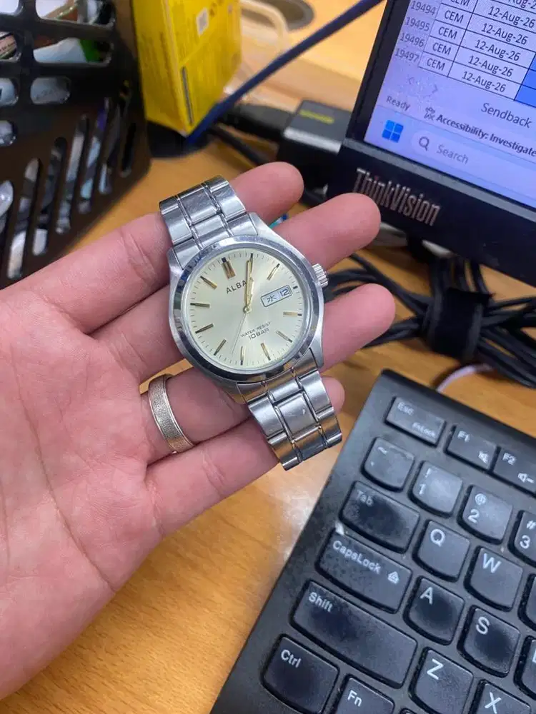 Seiko Alba 7N43-0BA0 JDM Ivory Dial