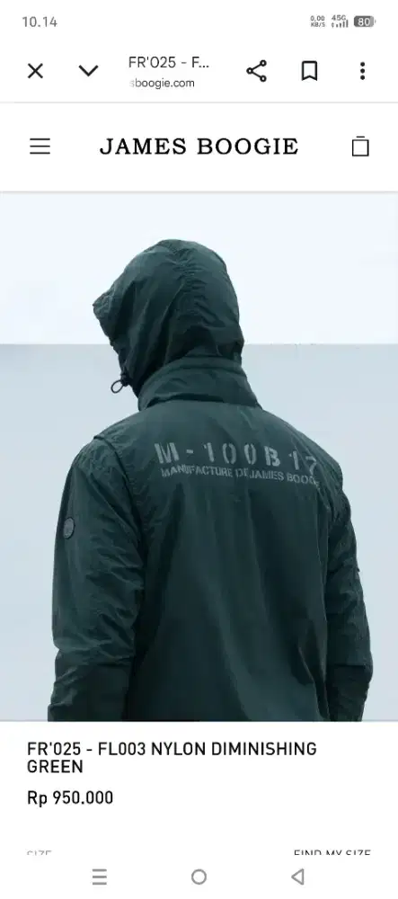 Jaket James boogie