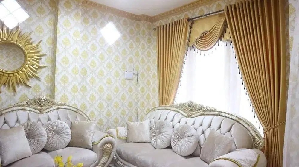 Jual Gorden Jendela & Pintu Gordyn Model Terbaru Wallpaper Dinding 3D