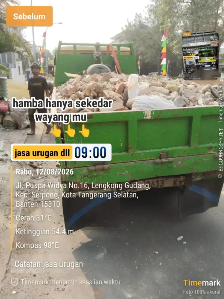 JASA BUANG PUING & SAMPAH PROYEK