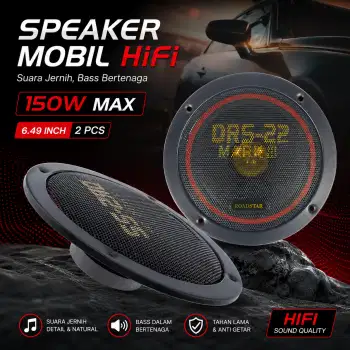 Speaker Mobil HiFi Stereo 6.49 Inch 150W 2 PCS