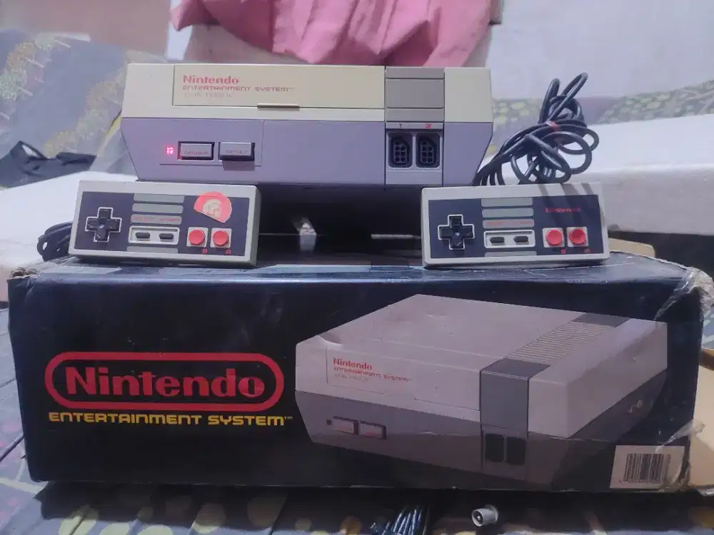 NINTENDO NES 1986 LENGKAP SAMPE DUS