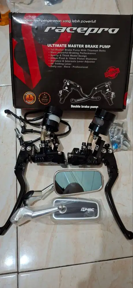 Bundling Mater Rem Racepro dan Spion H2C PCX, NMAX