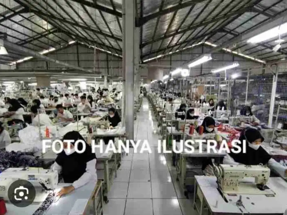 DIJUAL PABRIK GARMENT AKTIF, UNGARAN, KABUPATEN SEMARANG