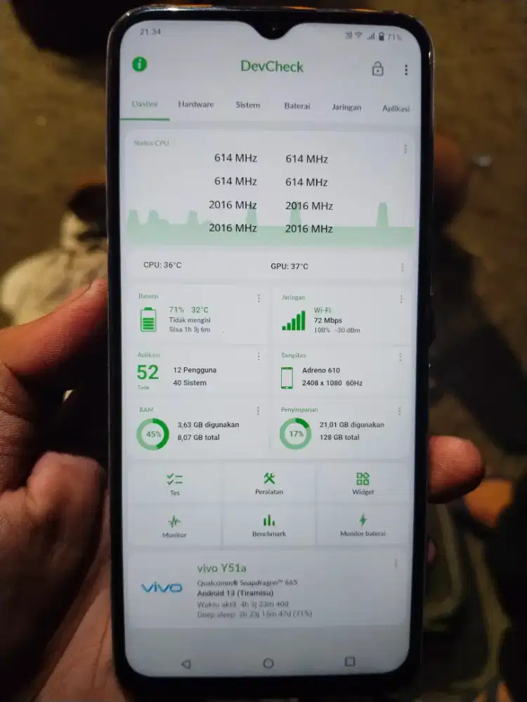 VIVO Y51A 8/128 HP DAN CASAN