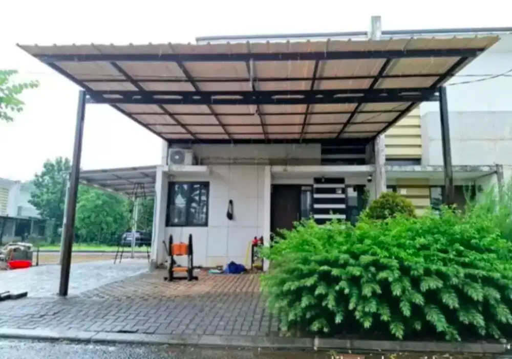 Kanopi baja ringan dan garasi