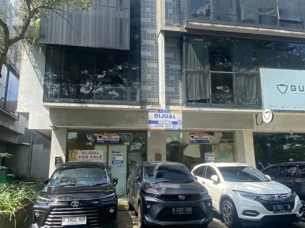 DIJUAL GANDENG RUKO BADAN DAN RUKO HUK 3 LANTAI @ICON BUSINESS PARK BSD LOKASI STRATEGIS