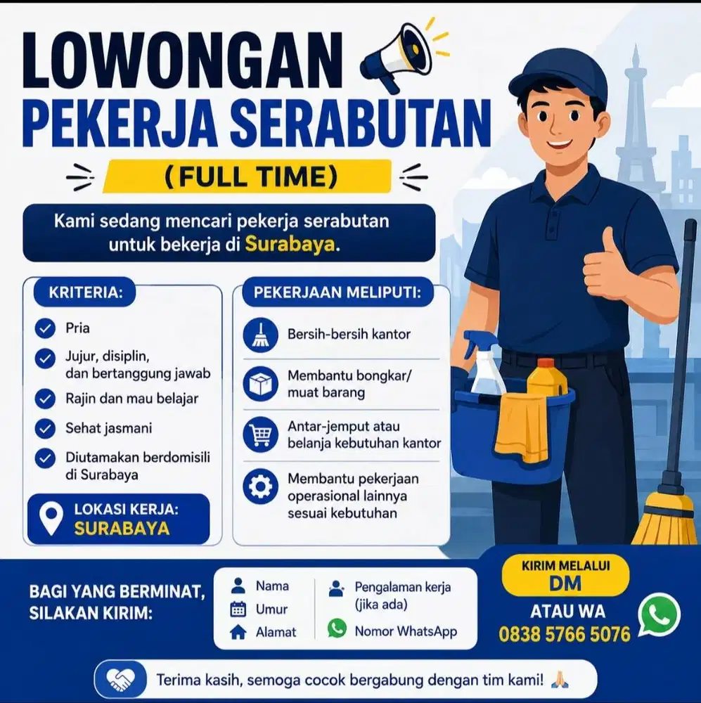 Lowongan Kerjaan Serabutan