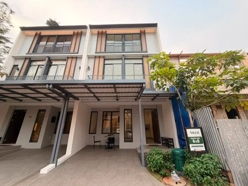 RUMAH 3LANTAI TERMURAH SIAP HUNI DI GADING SERPONG ANZA HOMES MALIBU VILLAGE! 1MAN AJA 3LANTAI