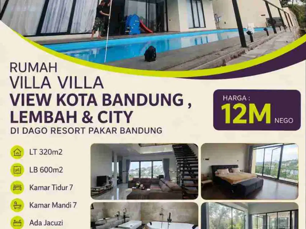 Dago Resort Mewah Siap Huni cocok Buat Villa