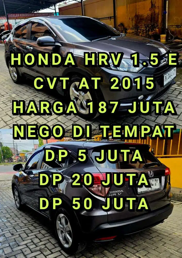 Honda HR-V 2015 Bensin DP 5 JUTA