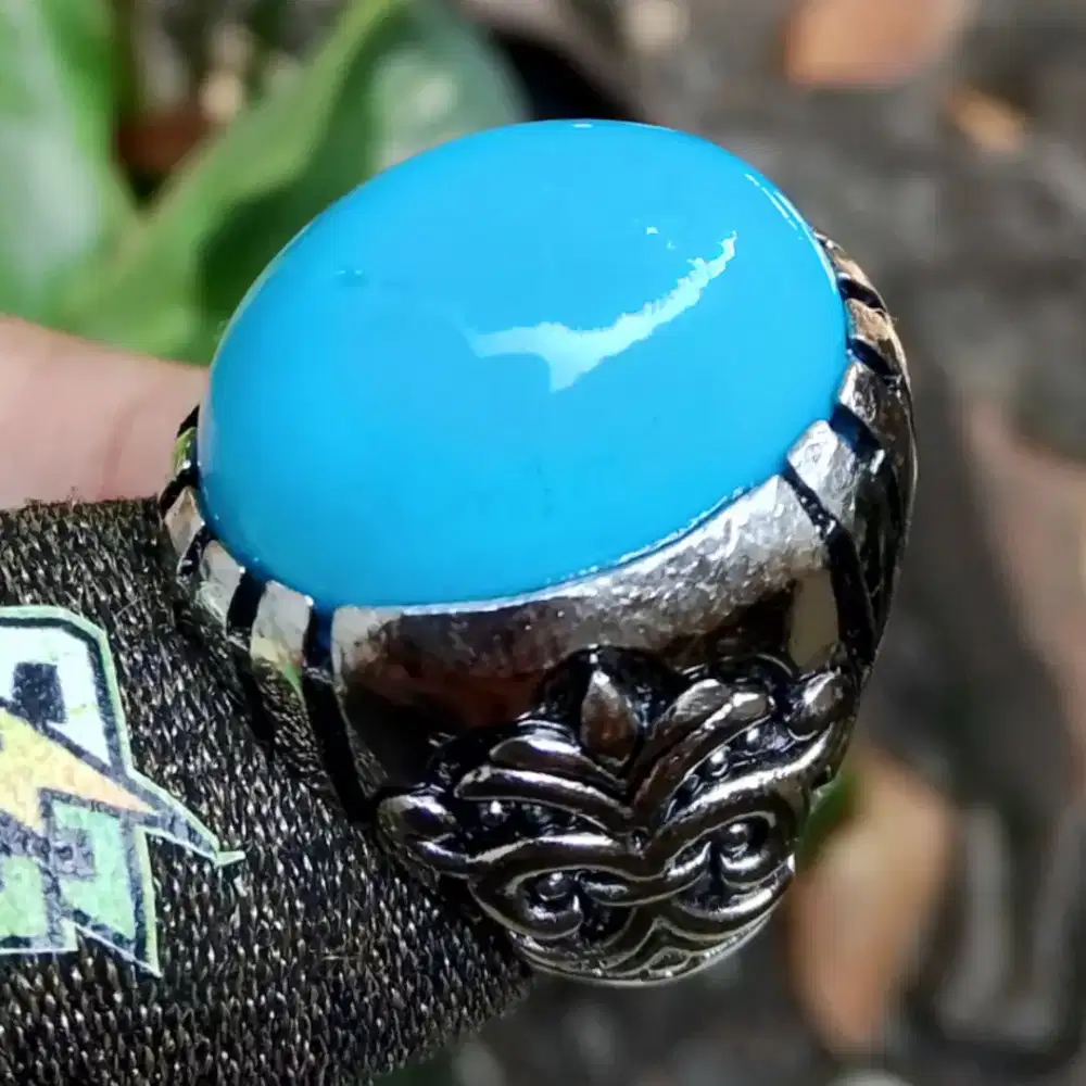 Batu bacan palamea dim 21mm ring alfaka