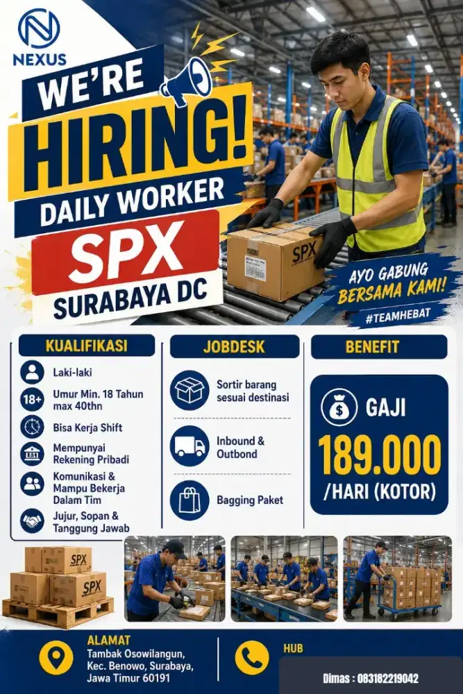 Daily worker spx surabaya dc