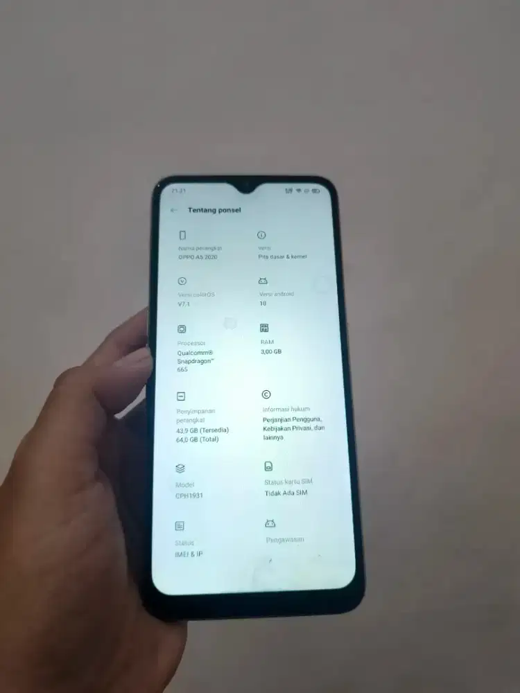 HANDPHONE OPPO A5 2020