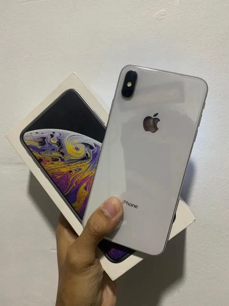 iphone xs max 64gb silver resmi ibox