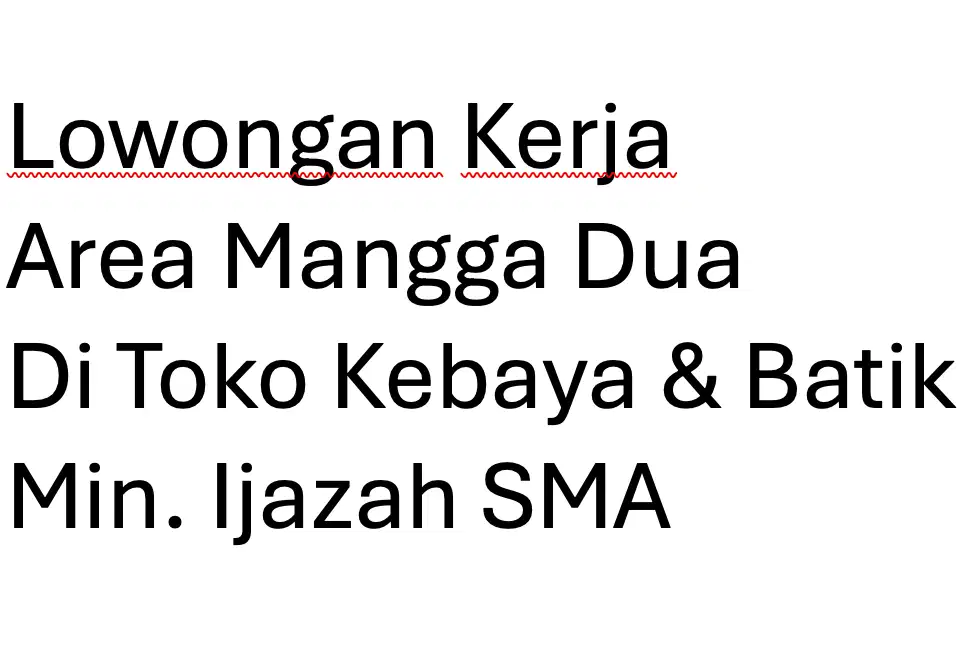 SPG Toko Butik & Batik