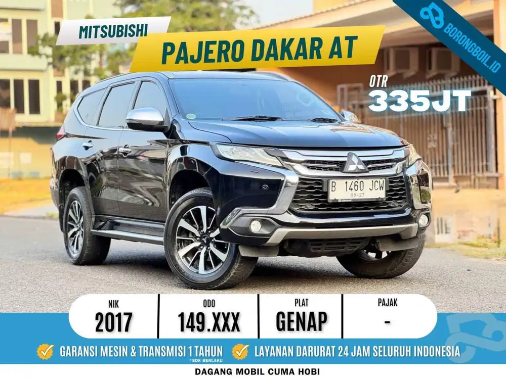 PAJERO DAKAR AT 2017 HITAM FAVORIT