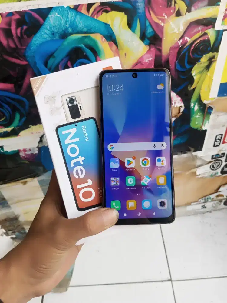 Redmi Note 10 pro spek 8/128 fullset