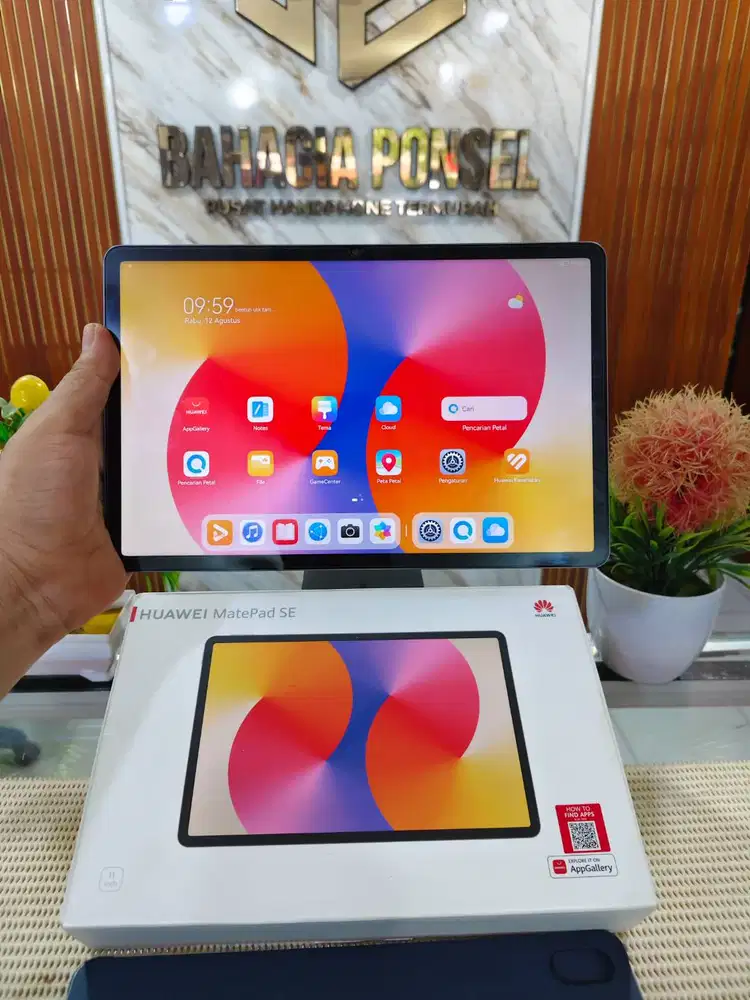 Huawei MatePad SE Ram 6+6Gb/ 128Gb Fulset Ori 100% Like New Bergaransi
