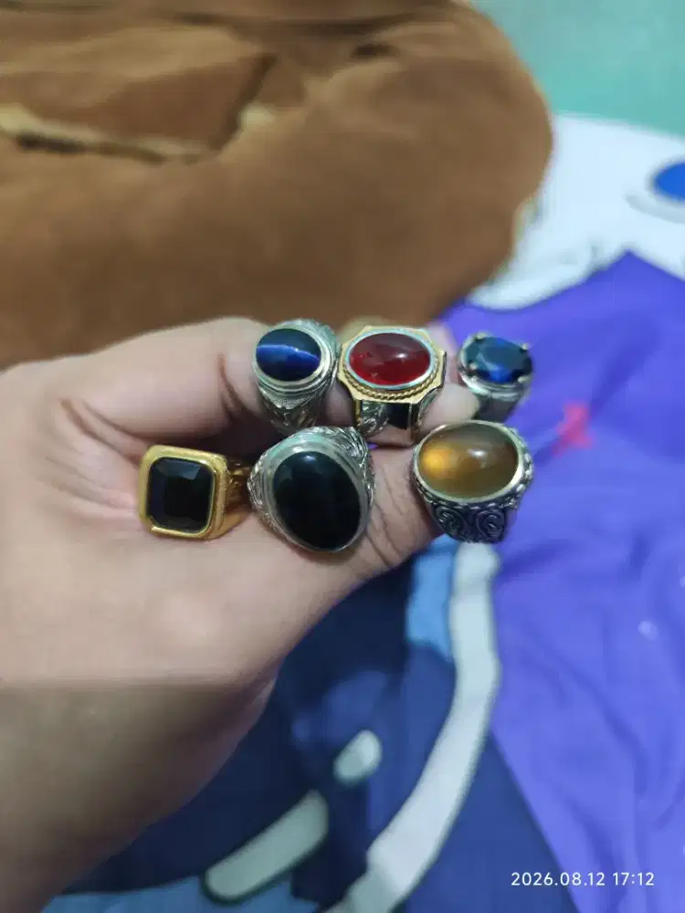 Cincin Eye Cat ,Blue safir,Red Baron ,Black Onix dll...