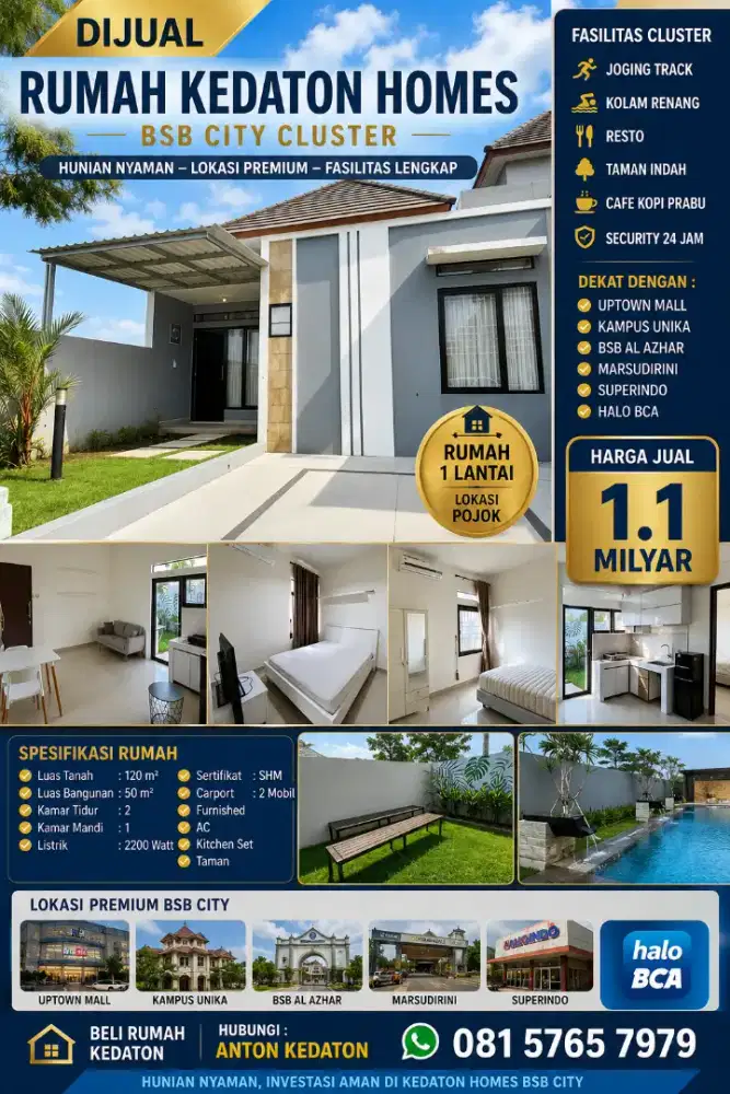 Kedaton park 120m bsb the miles beranda bali citraland forest hill gtp
