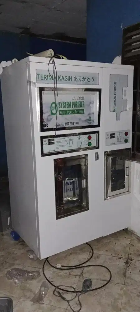 Mesin Depot Air Minum Vending Machine Tipe Double iPURE.nego