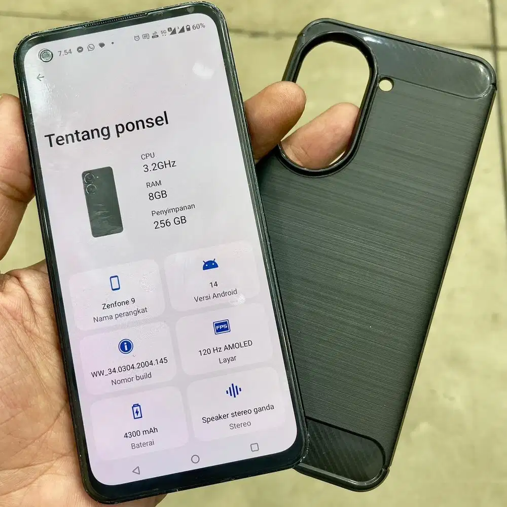 Asus zenfone 9 ram 8 / 256 resmi hp aja minus