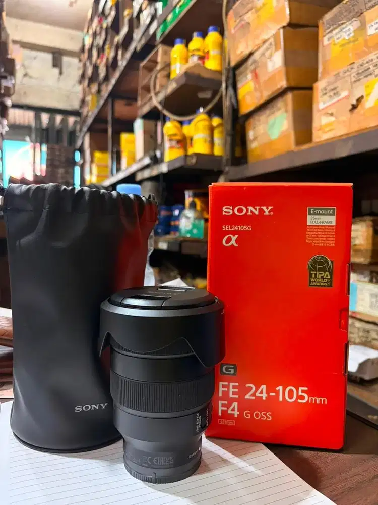 Lensa sony FE 24-105mm F4 G OSS 77