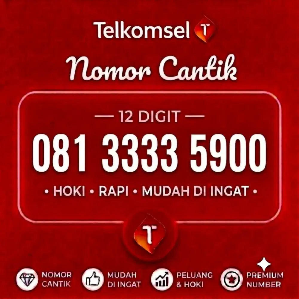 Nomor Cantik Telkomsel 11digit 3333 5900