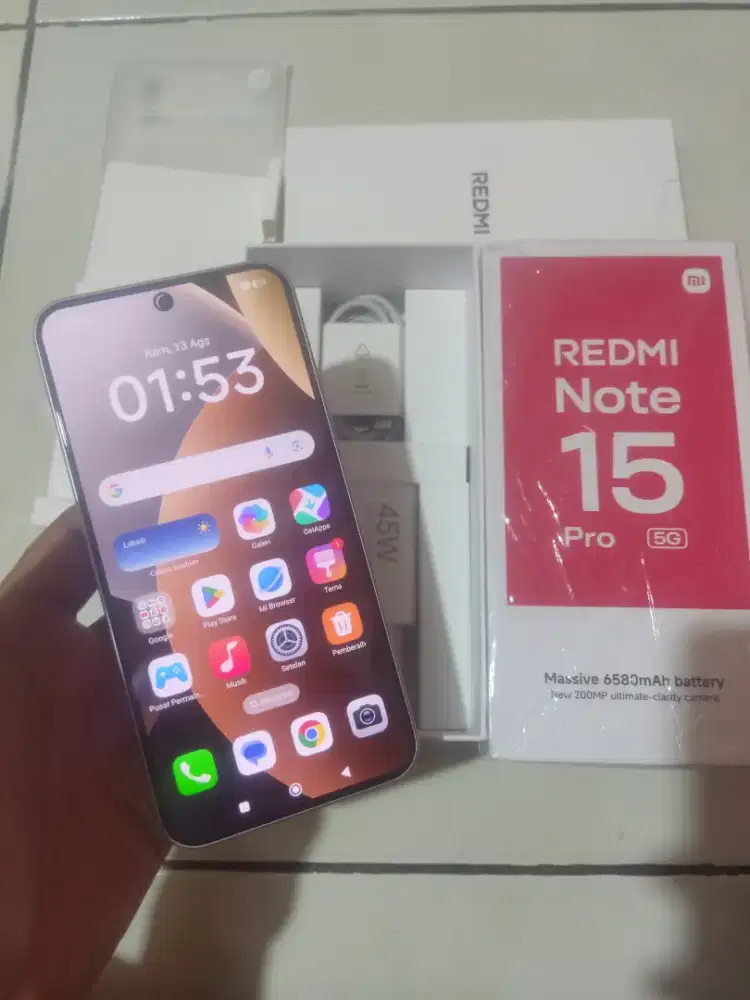 Xiaomi Redmi Note 15 Pro 5G Ram 12/512Gb mulus like new